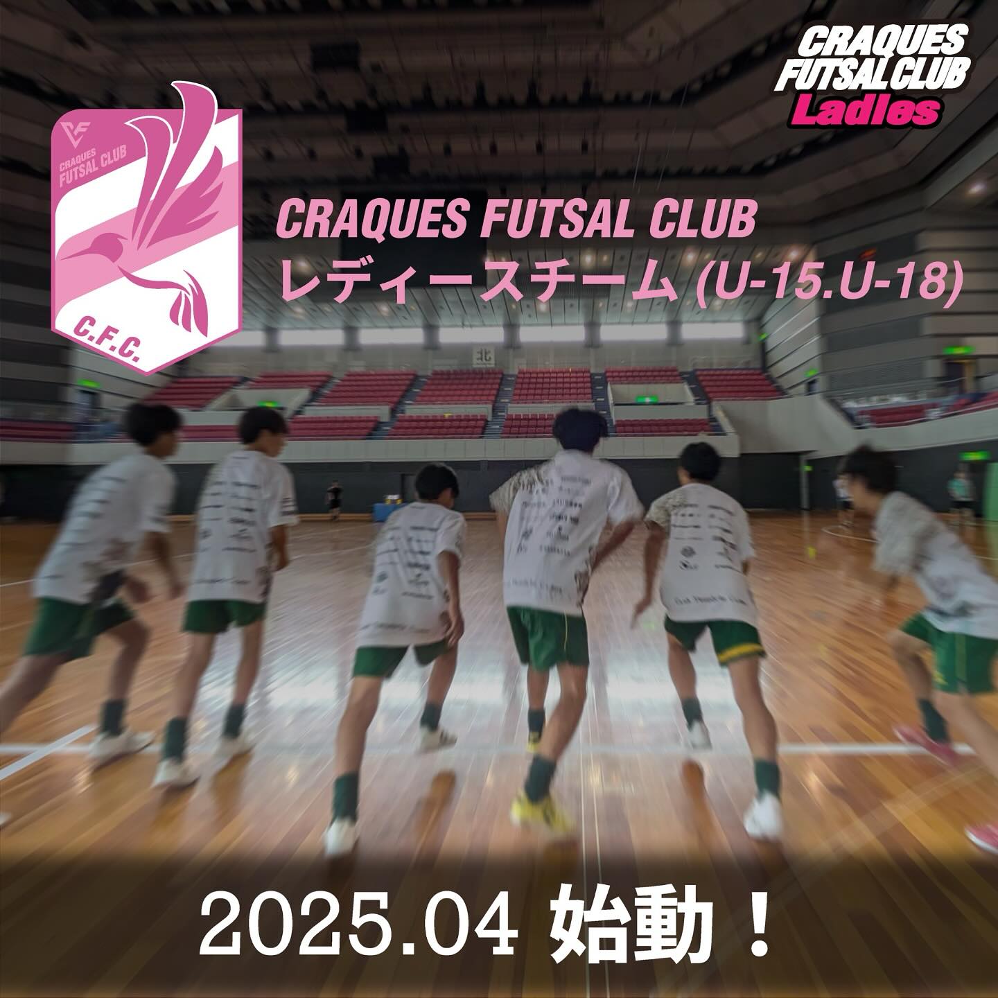 ⚽️U-18、U-15クラッキスレディース設立⚽️